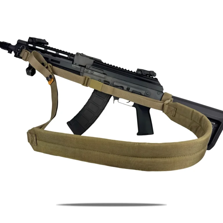 Three-Point Weapon Sling with Wide Shoulder Pad Ragnarok KRAKEN Coyote Brown