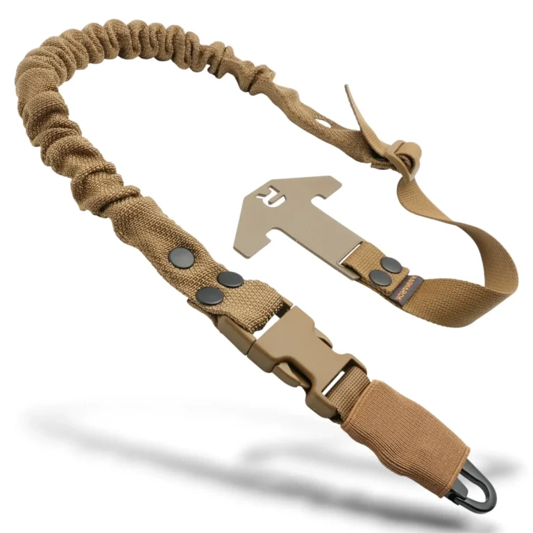 Single-Point Shoulder Sling with Plate Carrier Attachment RAGNAROK THOR Coyote Brown